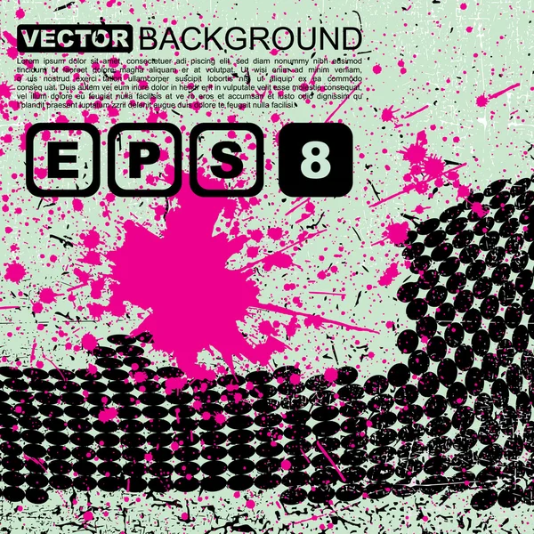 Retro grunge background - vector — Stock Vector