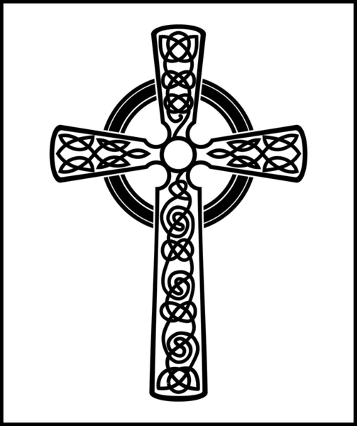 Чёрный крест — стоковый вектор
