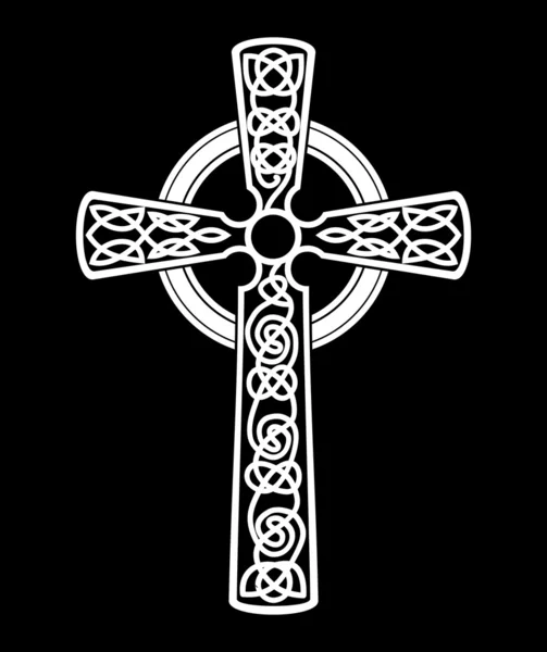 Белый крест — стоковый вектор