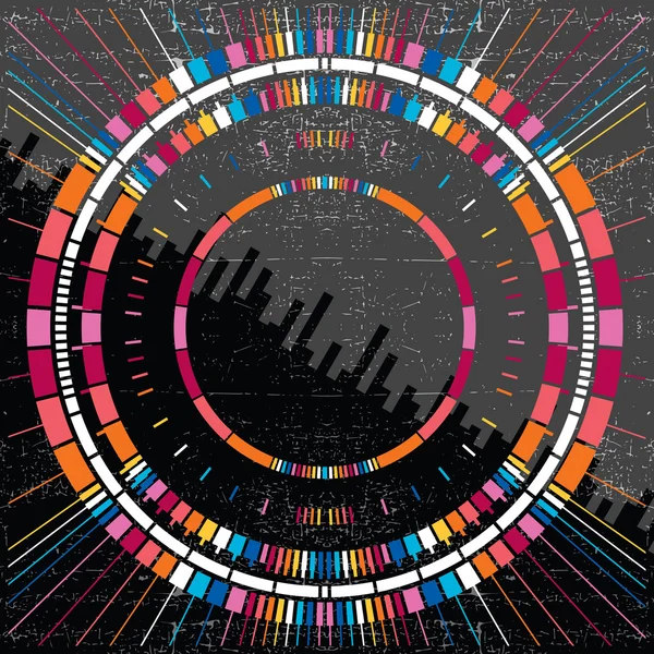 Fond grunge coloré - vecteur — Image vectorielle