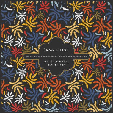 Hediyeler ve kartpostallar, vektör çizim için şablon kartları