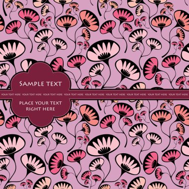 Hediyeler ve kartpostallar, vektör çizim için şablon kartları