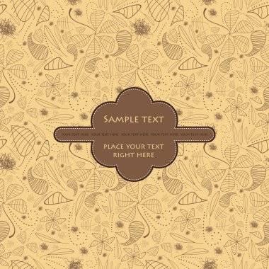 Hediyeler ve kartpostallar, vektör çizim için şablon kartları