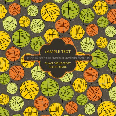 Hediyeler ve kartpostallar, vektör çizim için şablon kartları