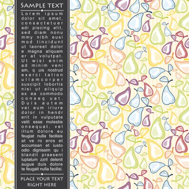 Hediyeler ve kartpostallar, vektör çizim için şablon kartları