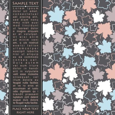 Hediyeler ve kartpostallar, vektör çizim için şablon kartları