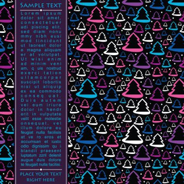 Hediyeler ve kartpostallar, vektör çizim için şablon kartları