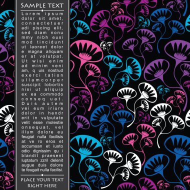 Hediyeler ve kartpostallar, vektör çizim için şablon kartları