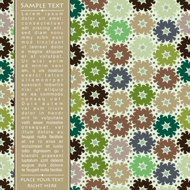 Hediyeler ve kartpostallar, vektör çizim için şablon kartları