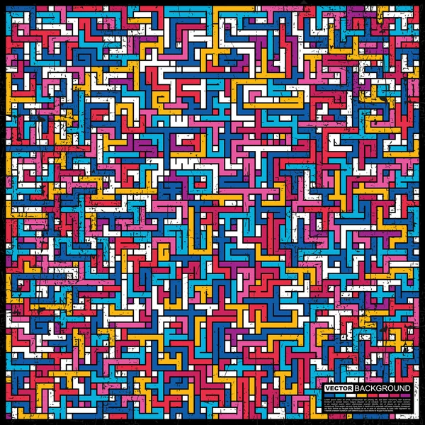 다채로운 장식 원활한-패턴 — 스톡 벡터
