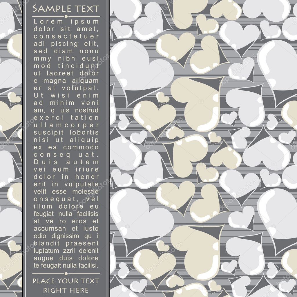 Template cards for gifts and postcards, vector illustration