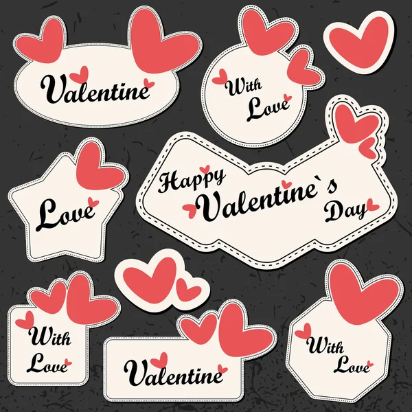 Sevgililer günü kartı — Stok Vektör