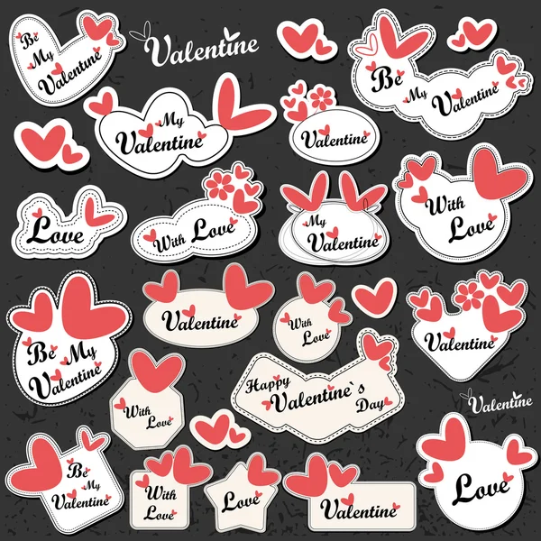 Valentine den karta — Stockový vektor