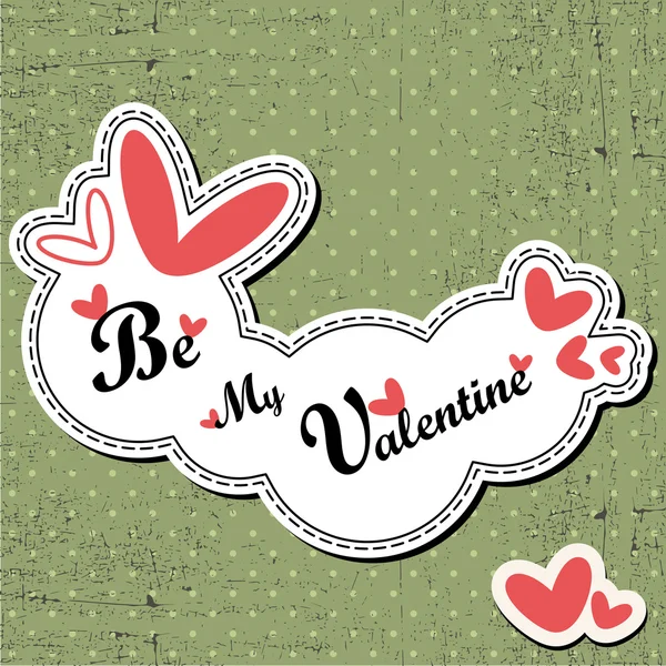 Carte Saint Valentin — Image vectorielle