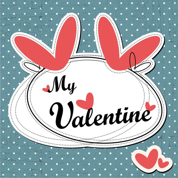 Carte Saint Valentin — Image vectorielle