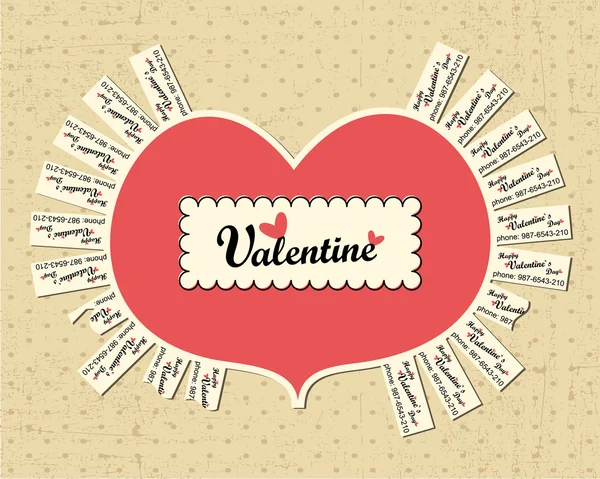 Валентина день карти — стоковий вектор