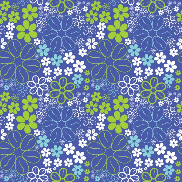 Leafs - seamless pattern — Stock Vector