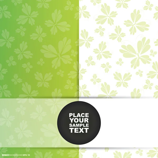 Cartão com folhas coloridas — Vetor de Stock
