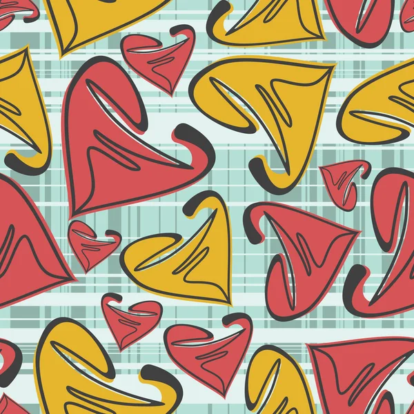 Valentine day - seamless pattern — Stock Vector