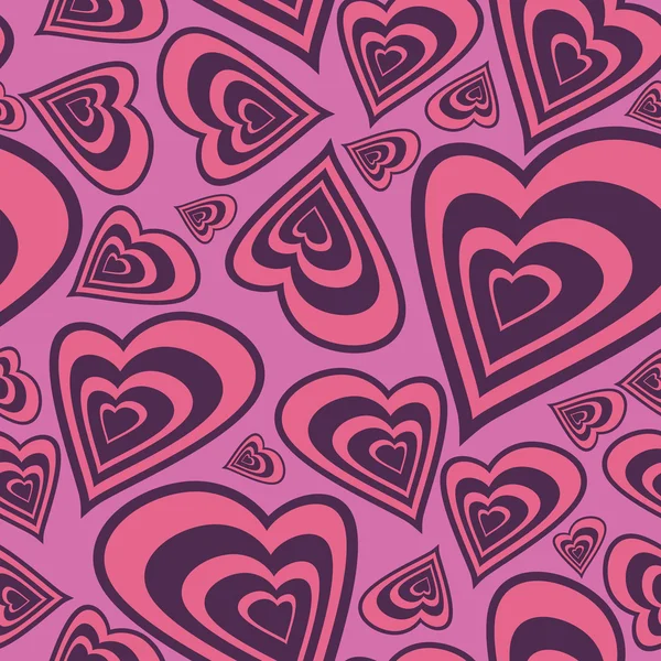 발렌타인 데이-완벽 한 패턴 — 스톡 벡터