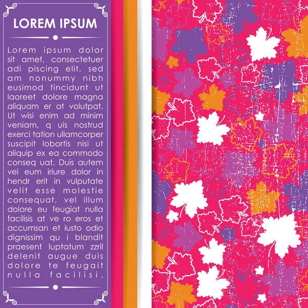 Cartão floral —  Vetores de Stock