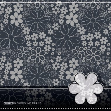 Floral seamless pattern clipart