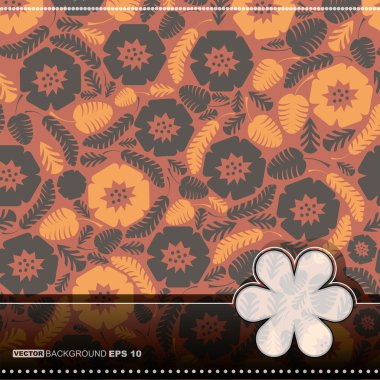 Floral seamless pattern clipart