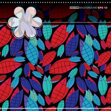 Floral seamless pattern clipart