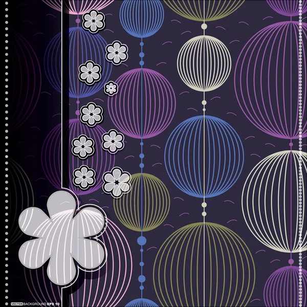 Kleurrijke decoratieve elementen - naadloze patroon — Stockvector