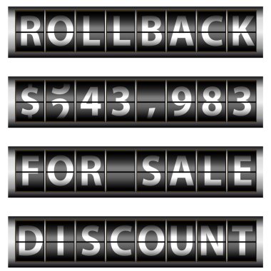 Rollback Prices Gauge clipart