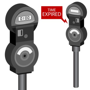 Parking Meter Set clipart