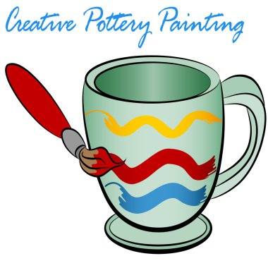 Creative Pottery Painting clipart