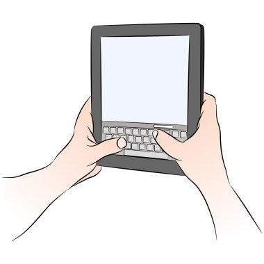 Dijital tablet aygıtı klavye manifatura