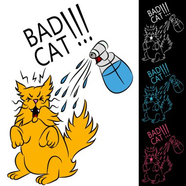 Bad Cat vector