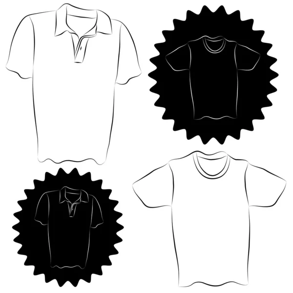 Ensemble de chemises — Image vectorielle