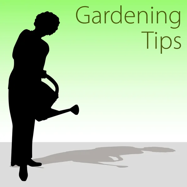 Consejos de jardinería — Vector de stock