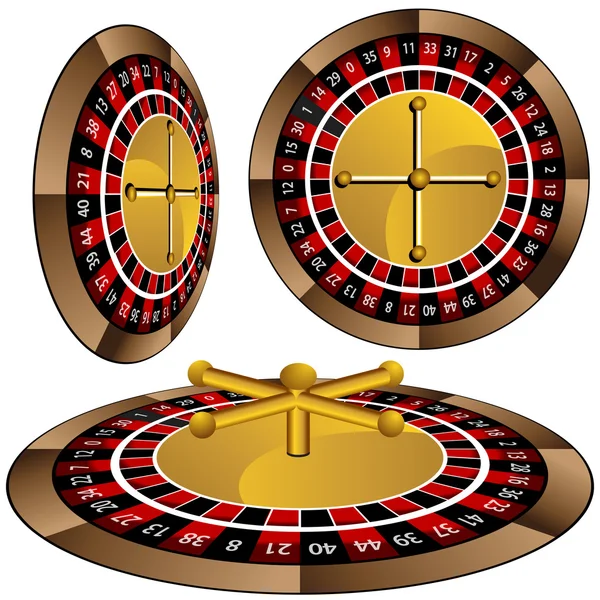 Roulette hjulet Set — Stock vektor