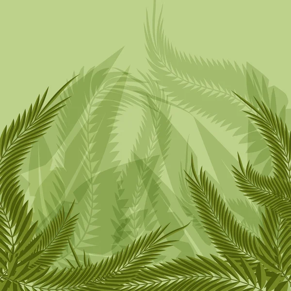 Dschungel-Hintergrund — Stockvektor