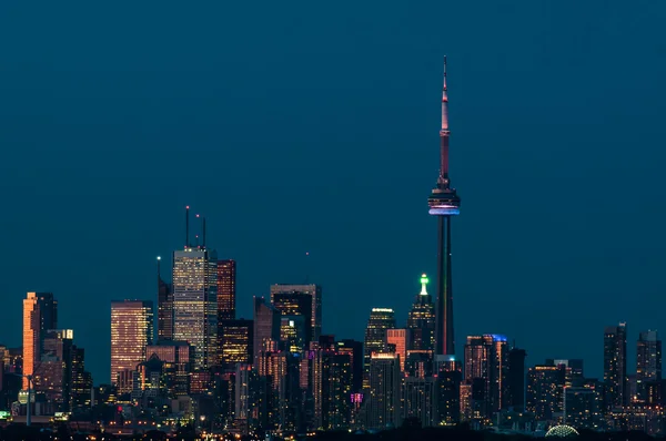 Toronto City Skyline en soirée — Photo