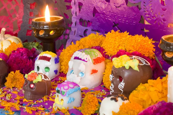 Mexican Day Of The Dead Altar — Stock Photo, Image