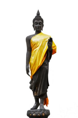 Buddha Statue with reflection clipart