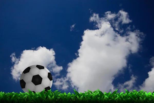 Football football sur gazon — Photo