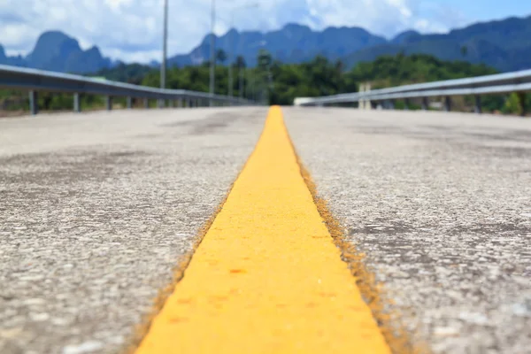 stock image Picture of empty countryside road