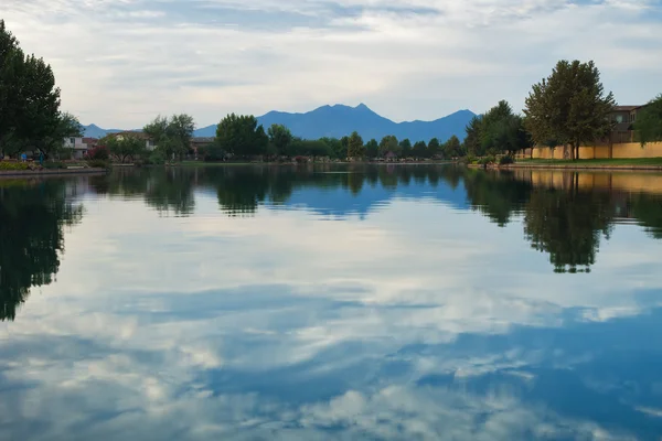 stock image Sahuarita Lake