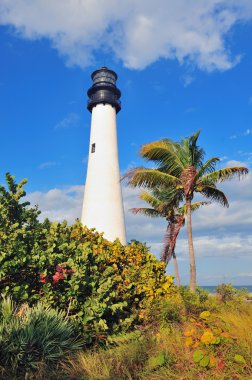 Cape florida lighthouse miami ışık