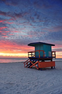 Miami south beach gündoğumu