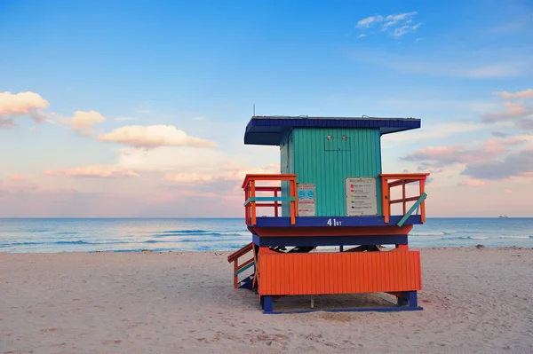 迈阿密南海滩日落 — 图库照片