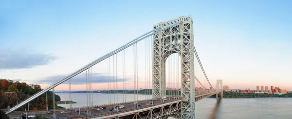 George Washington Bridge panorama — Stockfoto