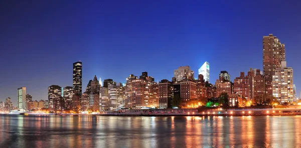 Горизонт Нью-Йорка Манхеттен midtown — стокове фото