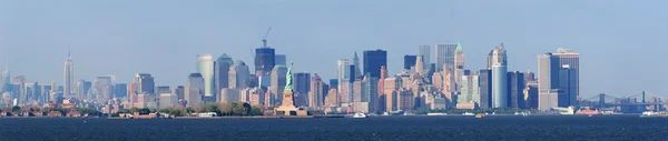 纽约下曼哈顿天际线 — 图库照片
